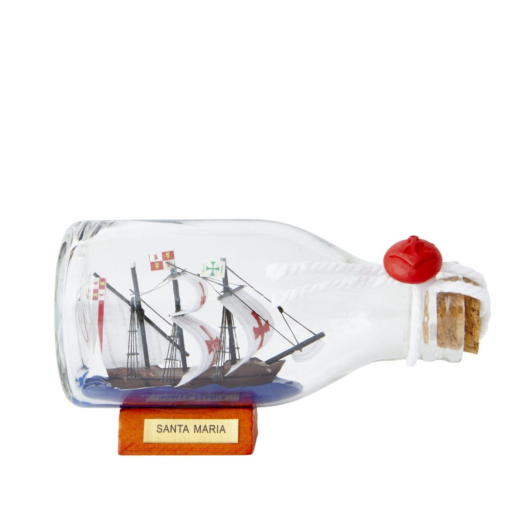 Santa Maria Ship In a Bottle