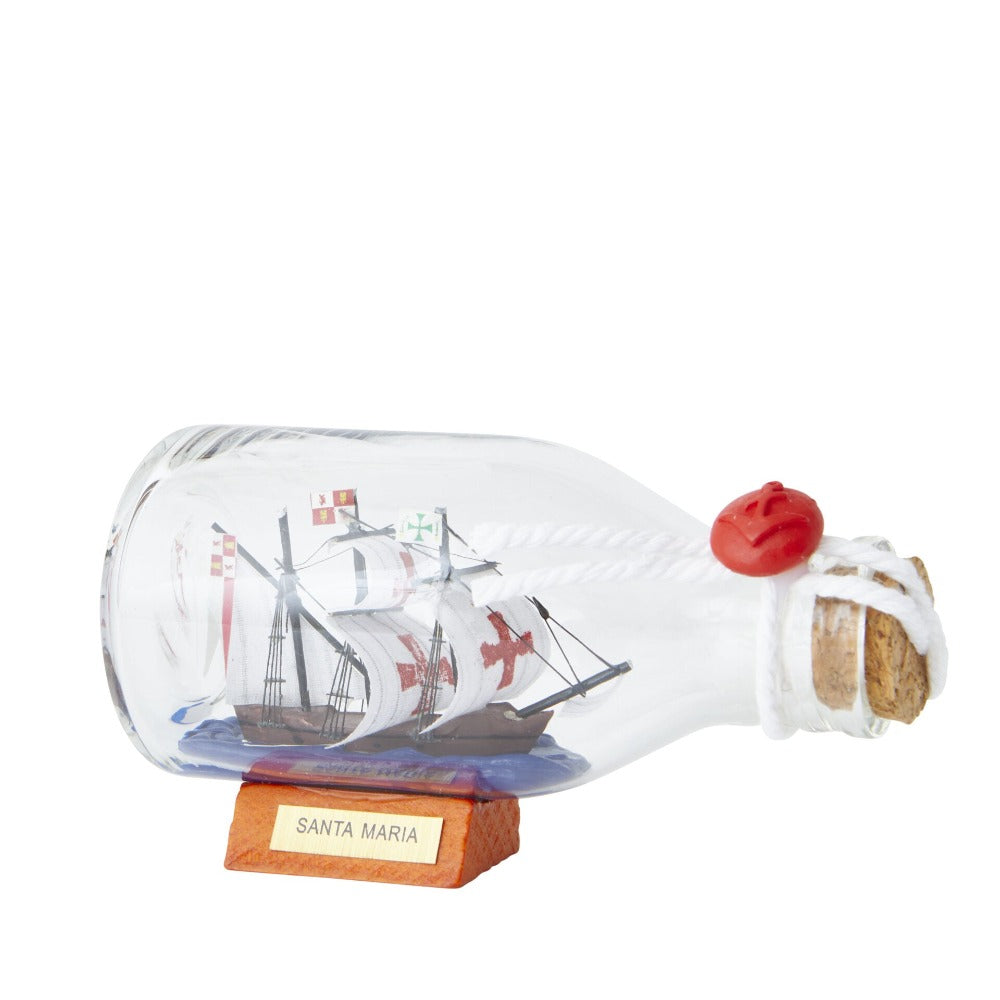 Santa Maria Ship In a Bottle