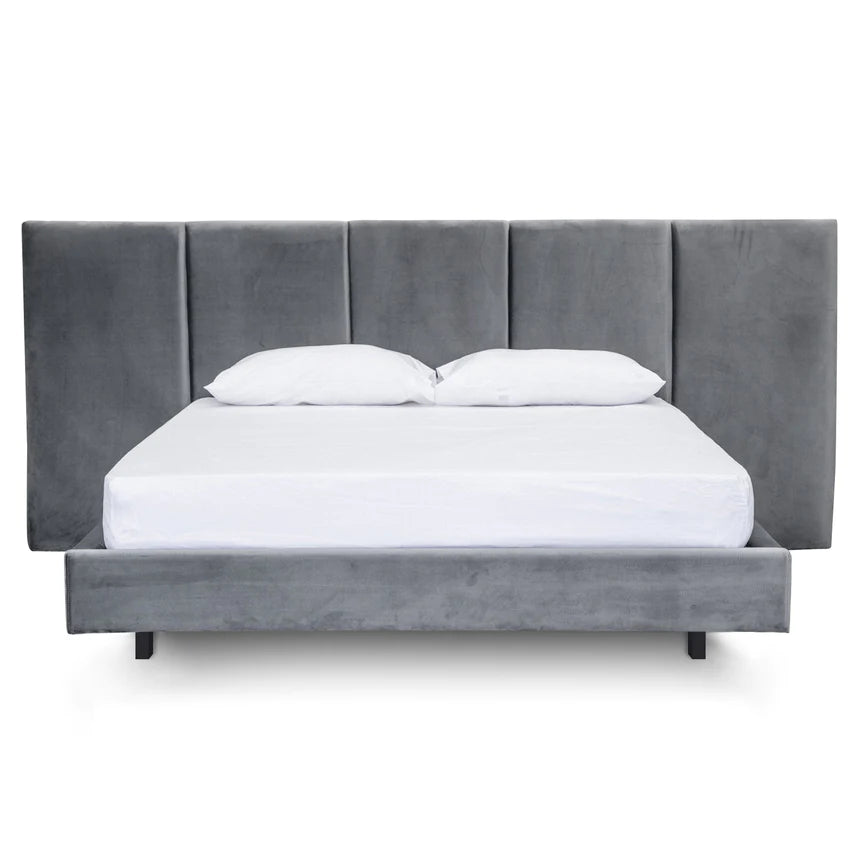 Scandinavian Bed Frame - Charcoal (King)