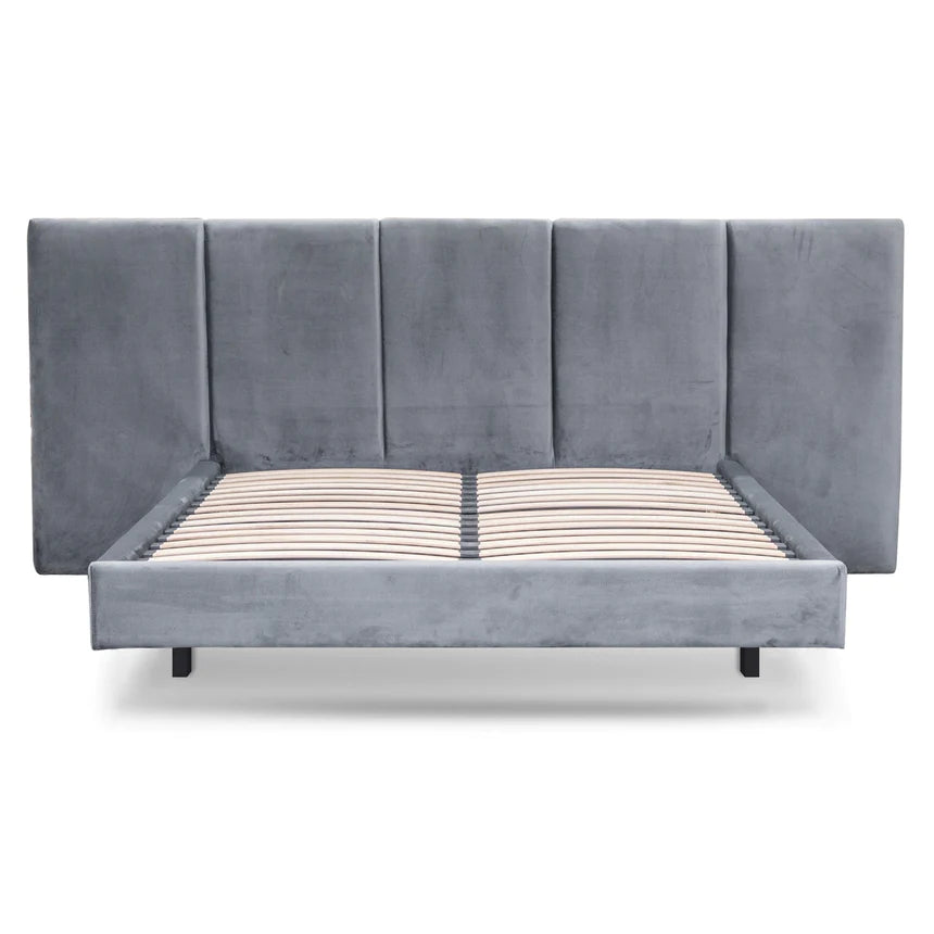 Scandinavian Bed Frame - Charcoal (King)