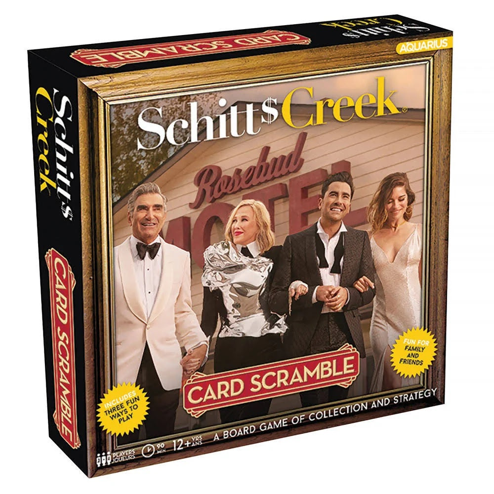 Schitt's Creek Card Scramble Board Game