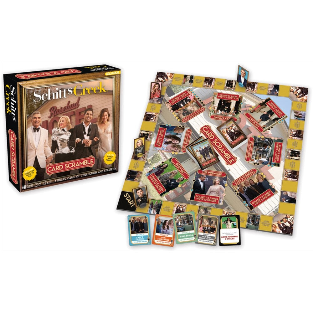 Schitt's Creek Card Scramble Board Game