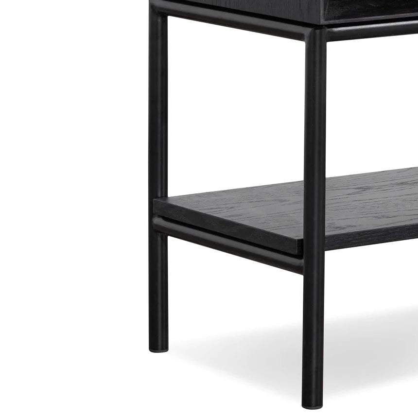 Sculpted Simplicity Console Table 181cms - Black