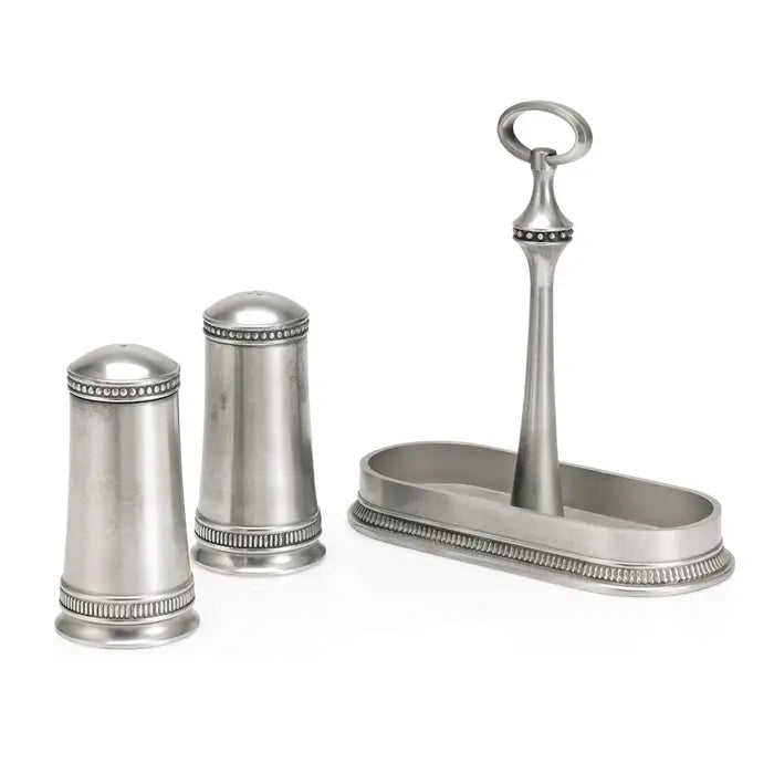 Seasoned Simplicity Pewter Salt & Pepper Shakers