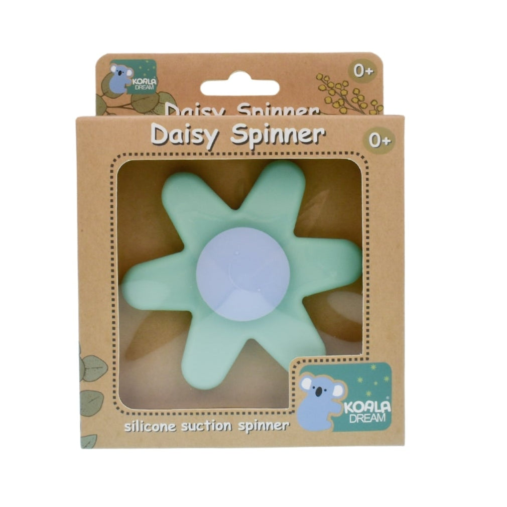 Sensory Silicone Daisy Spinner - Green