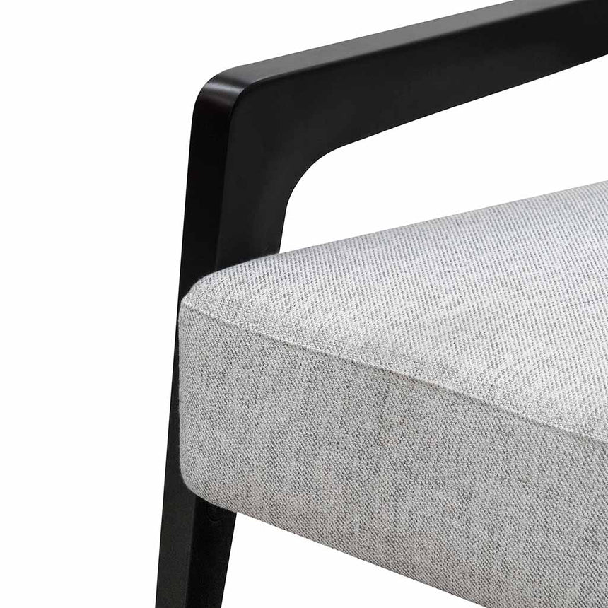 Serene Escape Lounge Armchair - Silver Grey