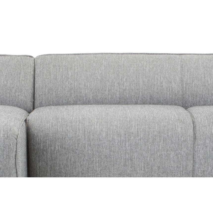 Serene Seating 3-seater Left Chaise Sofa - Grey