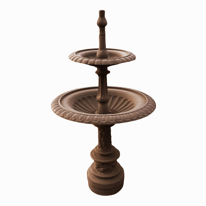 Serenity 2 Tier Standing Fountain - Rust