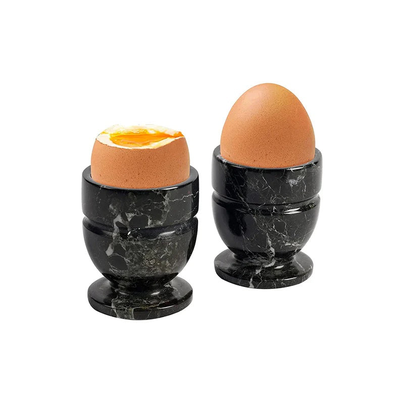 Set of 2 Handmade Marble Egg Cups (Available in 3 Colors)