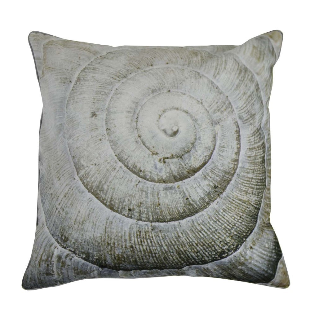 Shell Designed Cushion With Recycled Fill 45 X 45cms