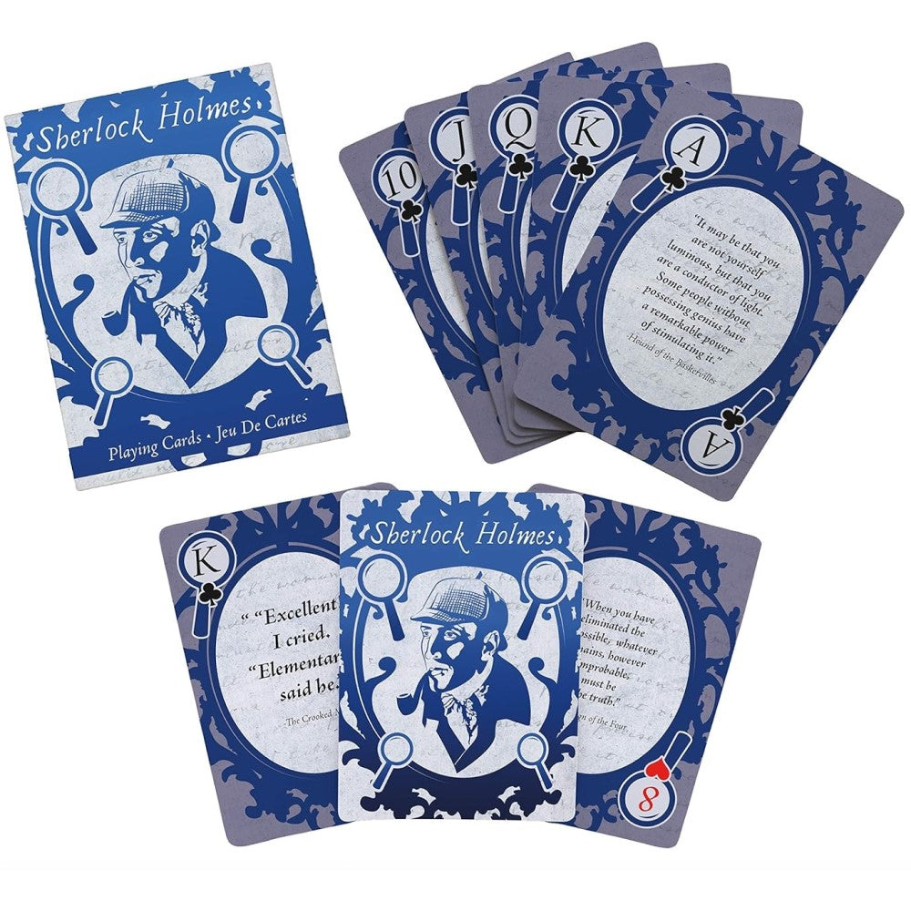 Sherlock Holmes Quotes Playing Cards