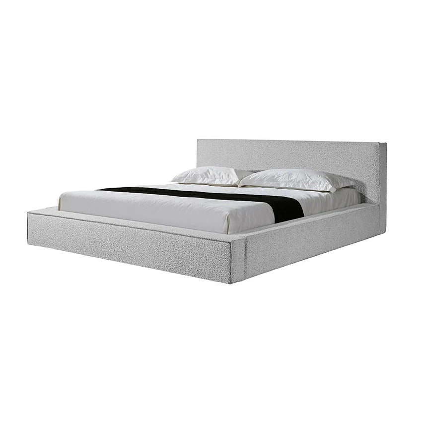 Silhouette Sleep Bed Frames - Pepper Boucle (King)