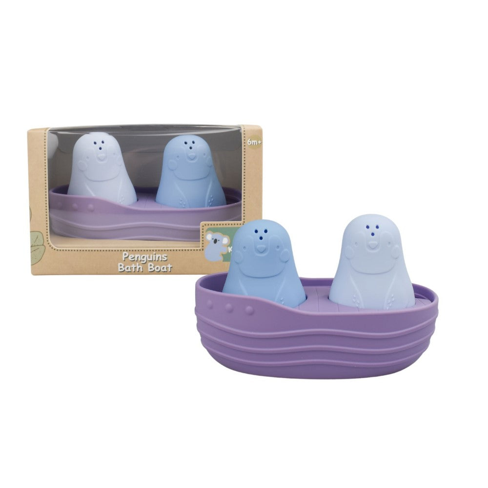 Silicone Fun Cat & Dog Bath Boat - Purple