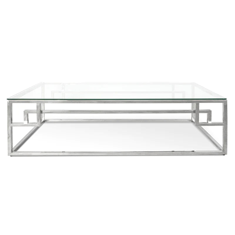 Silver Opulence Rectangular Coffee Table 120cms