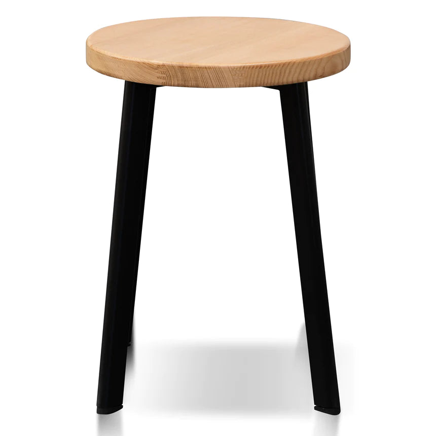 Simple Beauty Bar Stool - Natural & Black Set of 2