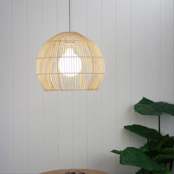 Simple Natural Rattan Cane Shade (Available in 2 Sizes)