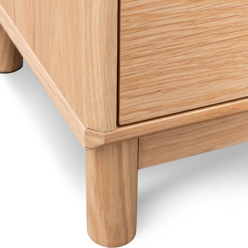 Simple Wooden Bedside Table - Natural Oak