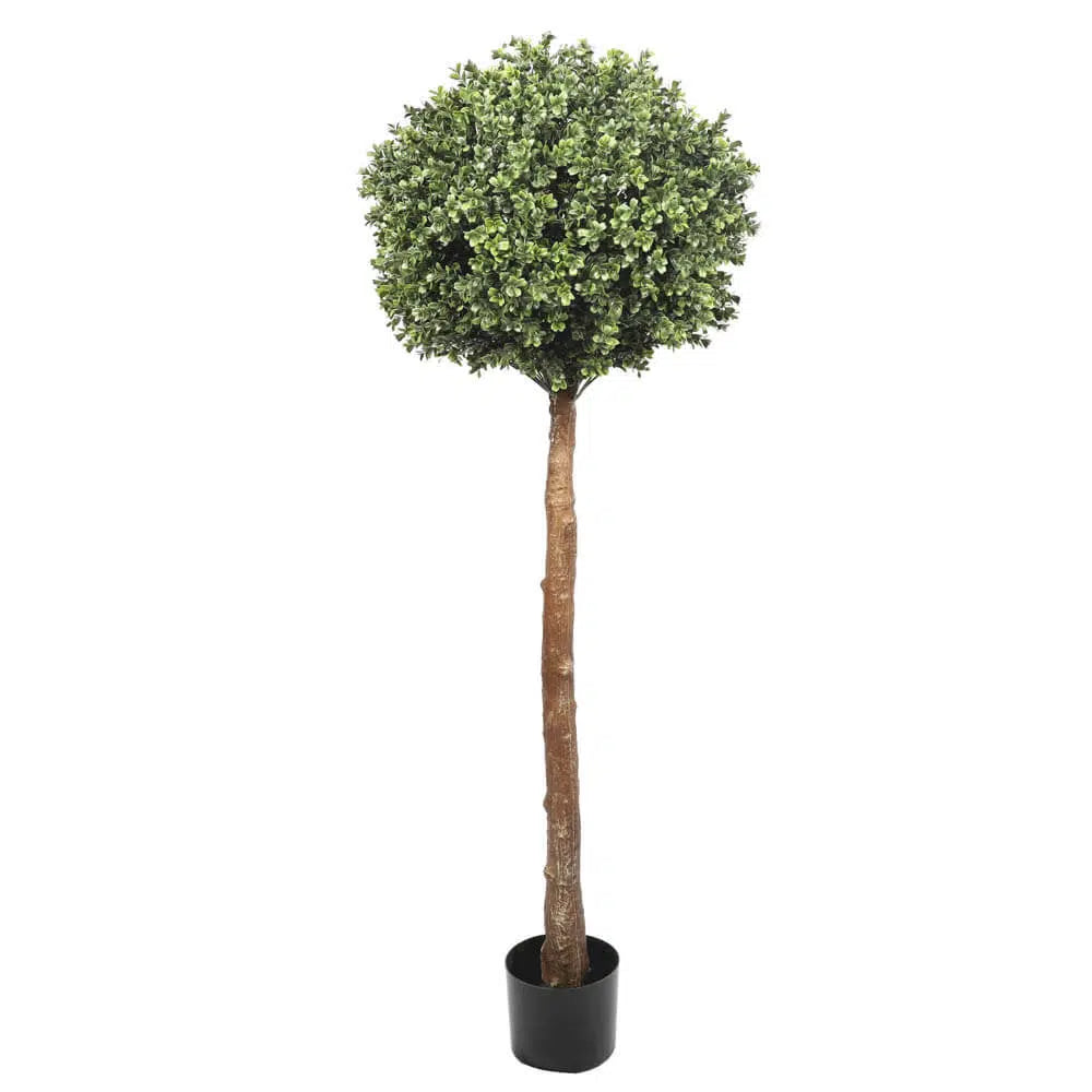 Single Ball Faux Topiary UV Resistant Tree 150cms