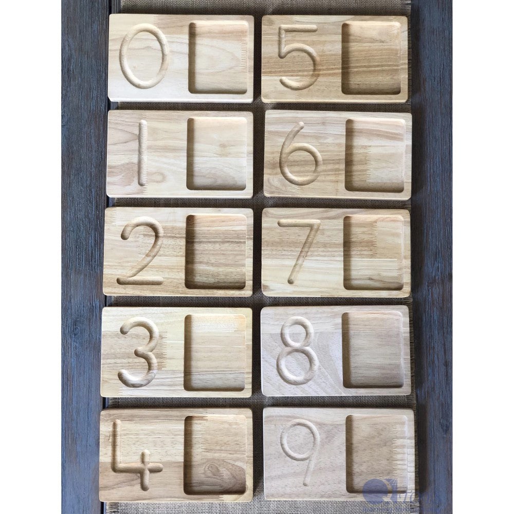 Single Wooden Jumbo Counting Tray