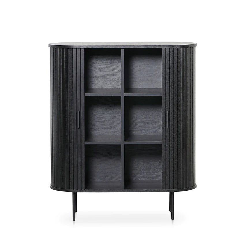 Sip & Style Storage Bar Cabinet- Black