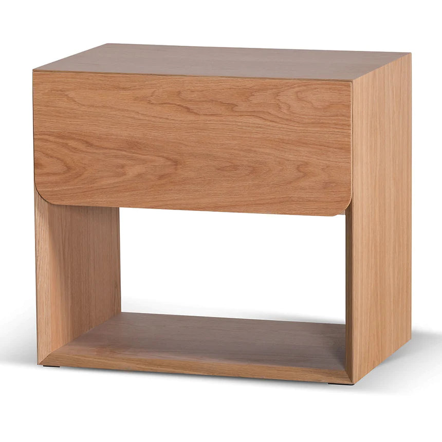 Sleek Companion Bedside Table - Natural