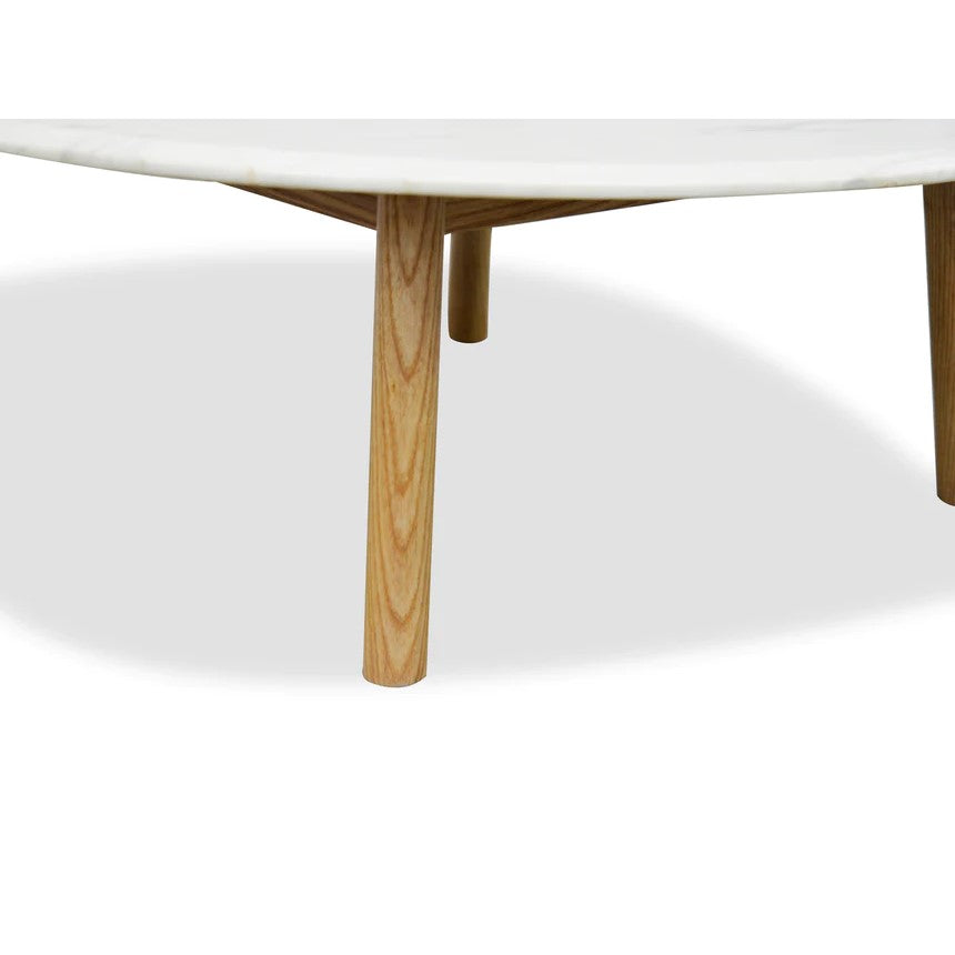 Sleek Marble Coffee Table 100cms