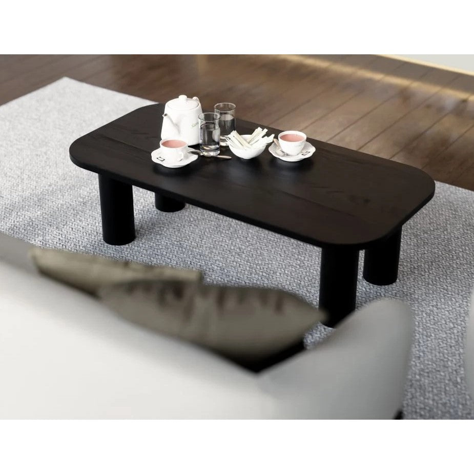 Sleek Minimalism Rectangle Coffee Table (Available in 2 Colors)