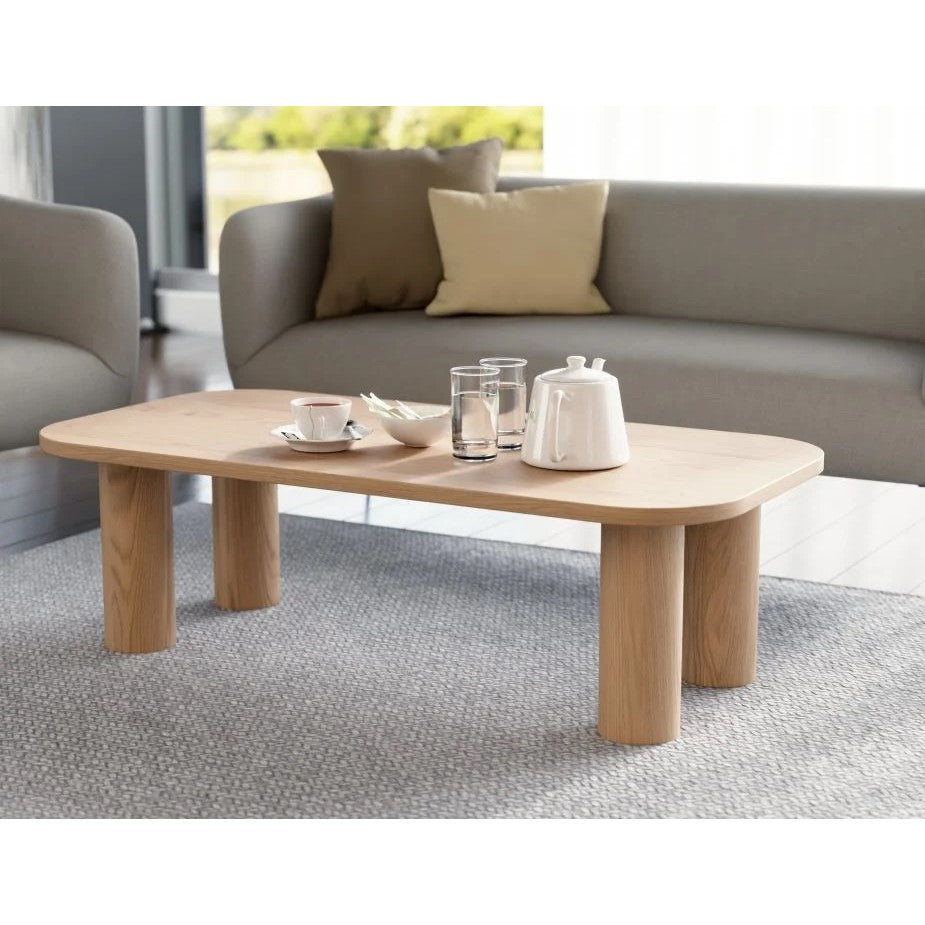 Sleek Minimalism Rectangle Coffee Table (Available in 2 Colors)