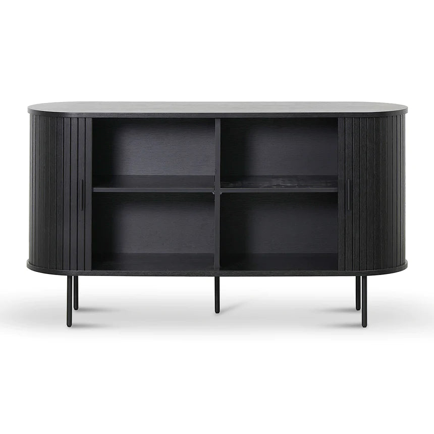 Sleek Serenity Side Table 140cms - Black