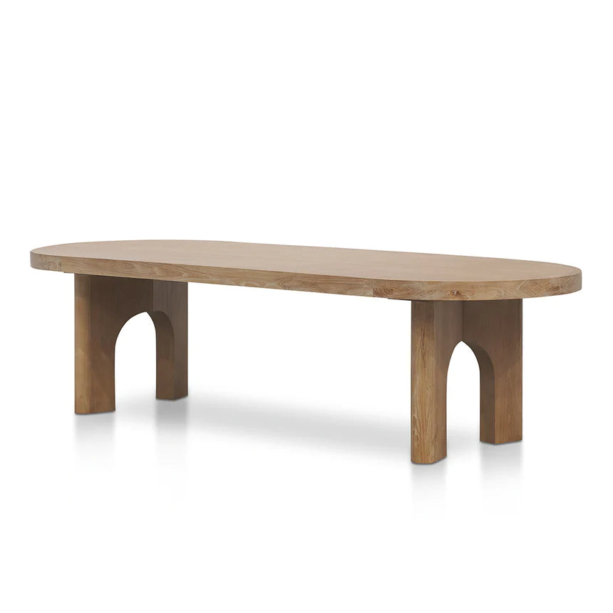 Sleek Sycamore Dining Table 280cms - Natural