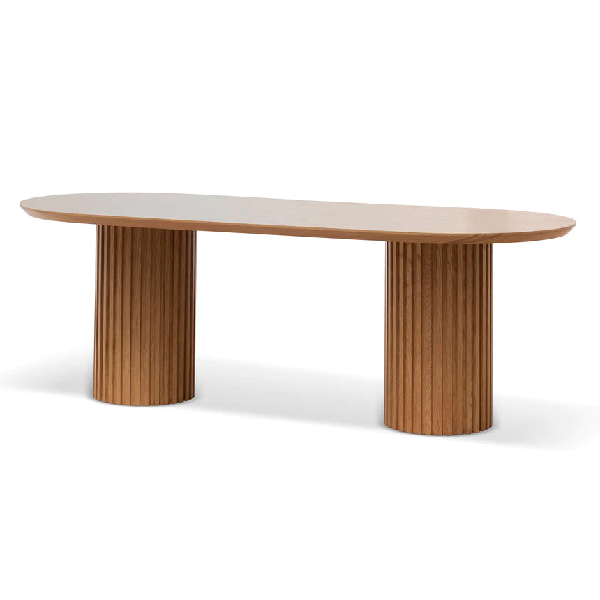 Sleek Urban Dining Table 220cms - Natural