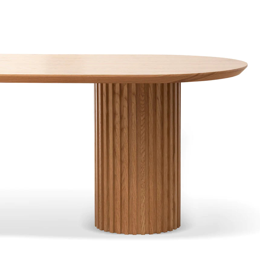 Sleek Urban Dining Table 220cms - Natural