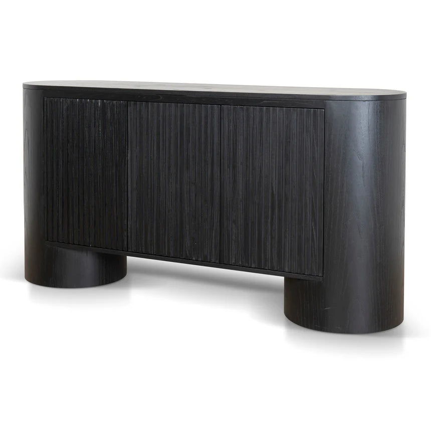 Sleek & Modern Wooden Sideboard - Full Black