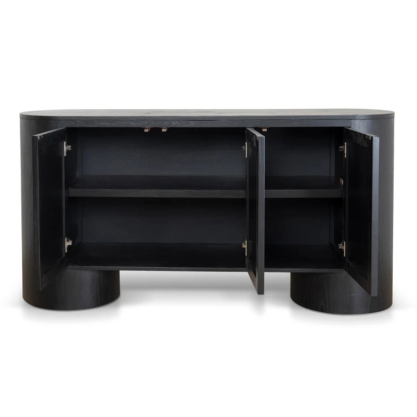 Sleek & Modern Wooden Sideboard - Full Black