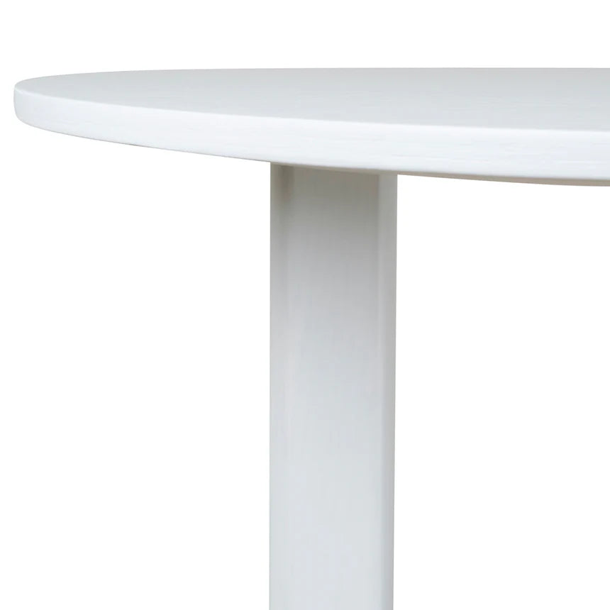 Sleek & Stylish Wooden Side Table - Full White