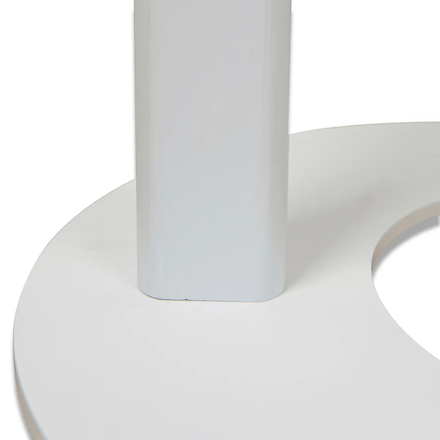 Sleek & Stylish Wooden Side Table - Full White