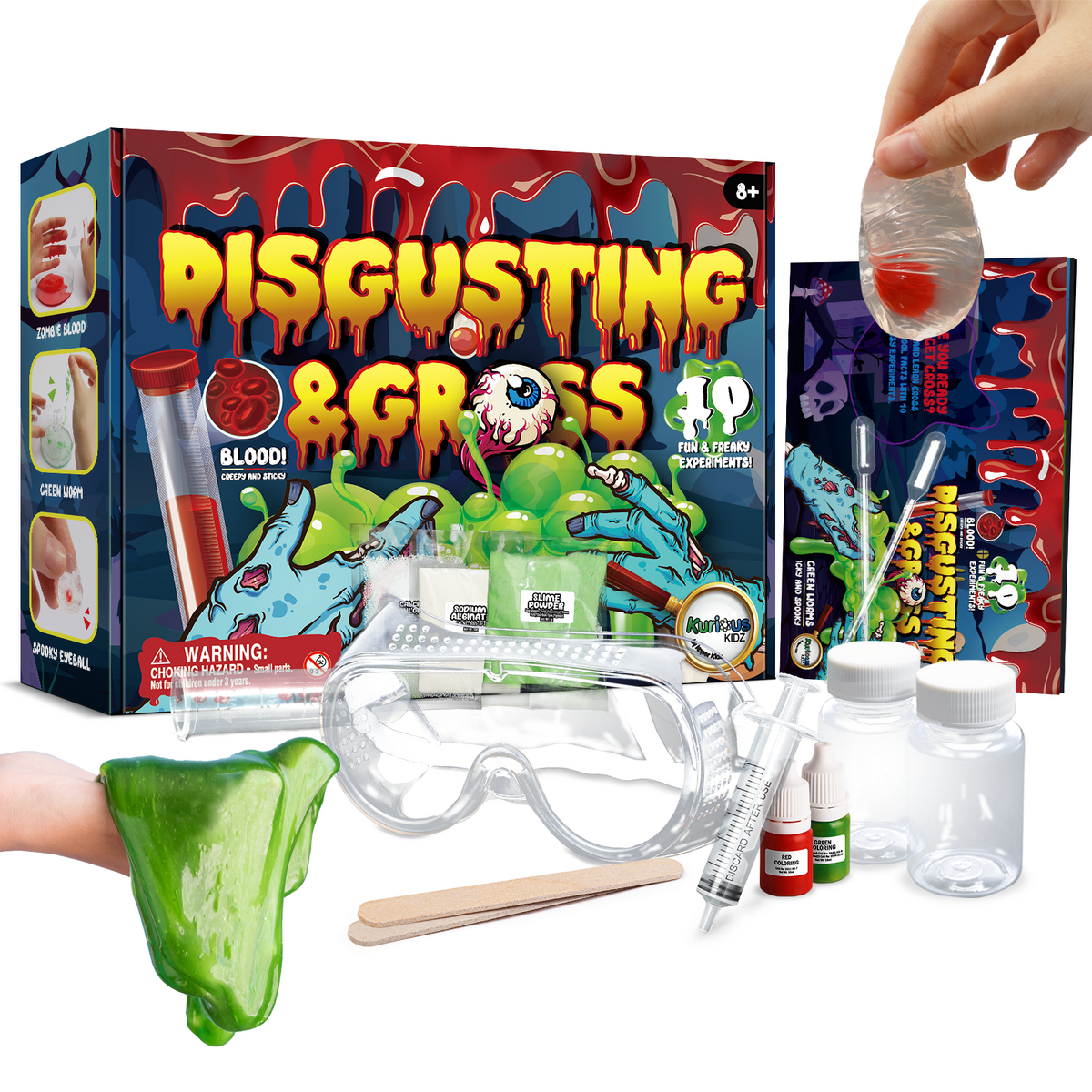 Slimy, Gooey & Gross Experiments - Disgusting Science Lab