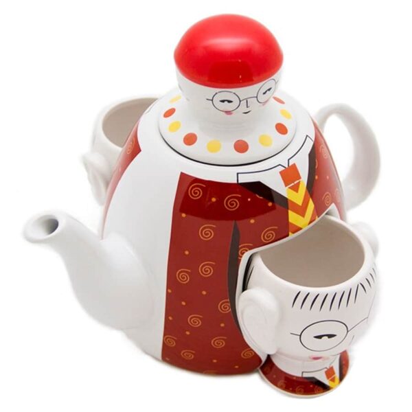 Smart Design Tea pot with Two Cups - 23cms