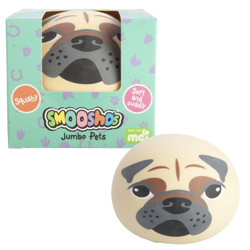 Smoosho's Jumbo Pug Squishy Ball