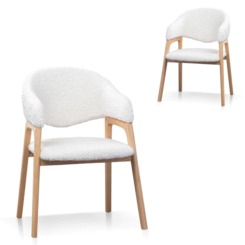 Snowfall Wooden Dining Chair (Set of 2)