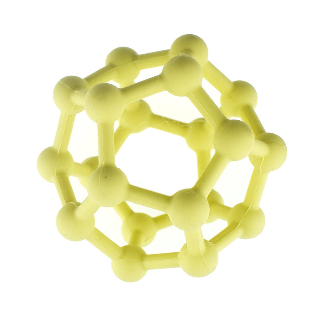 Soft Grip Textured Silicone Teething Ball - Yellow