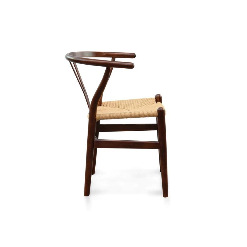 Soft Retreat Dining Chair - Walnut & Natural