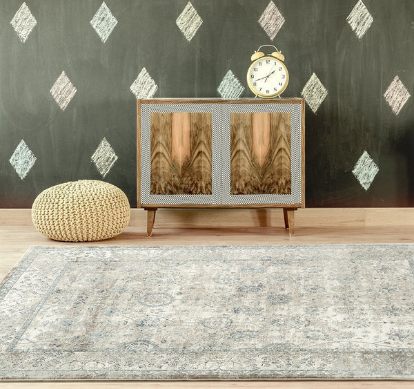 Soft Textured Providence Cream Floor Rug - 230x160cms