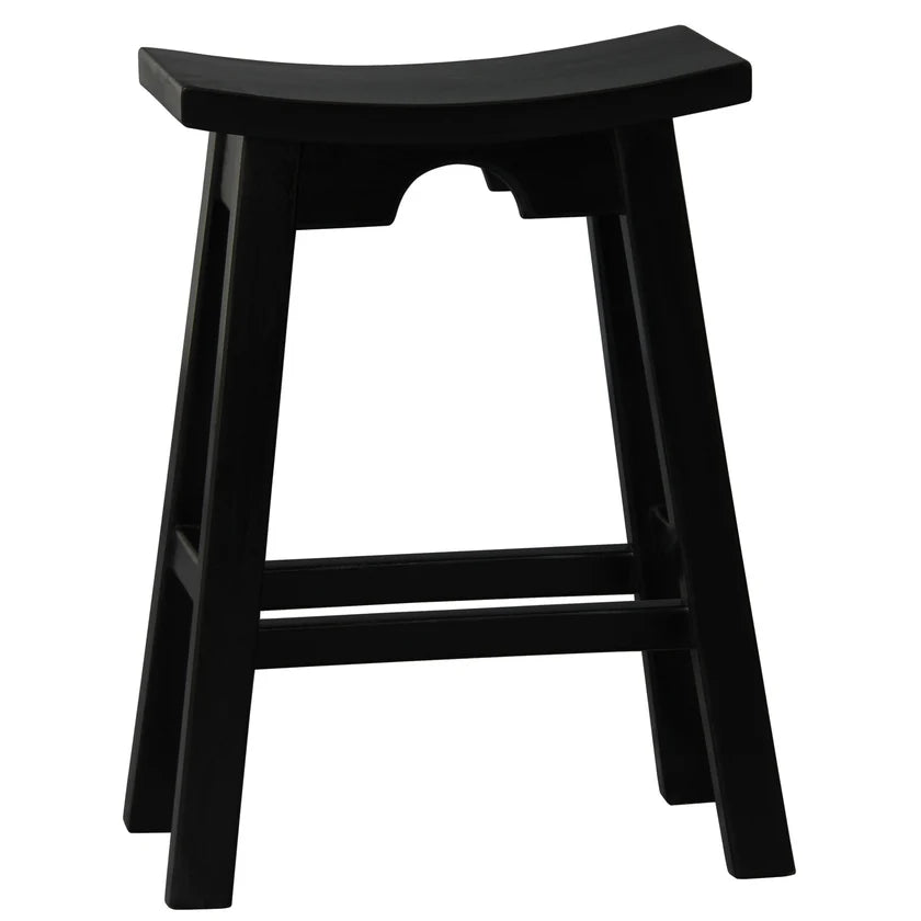 Solid Mahogany Timber Design Kitchen Counter Stool