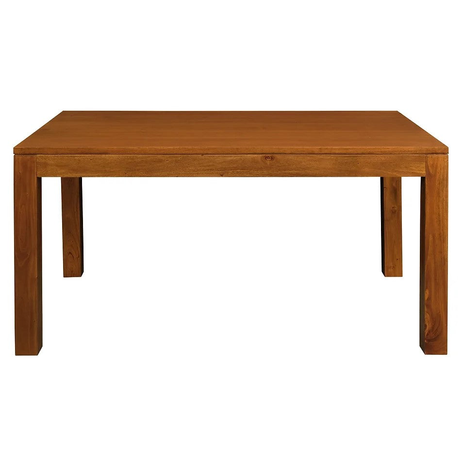 Solid Oak Dining Table 120x70cms - Light Brown