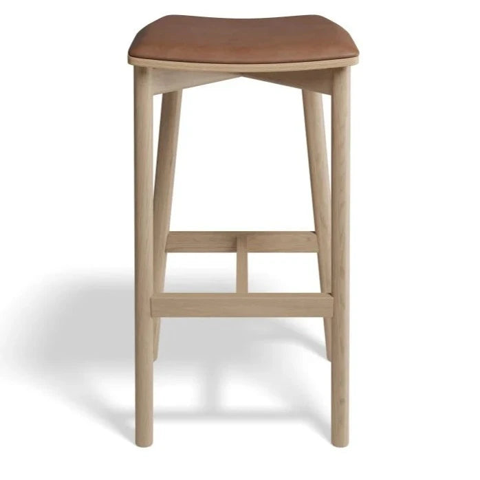 Solid Pine Backless High Stool 75cms (Available in 4 Colors)