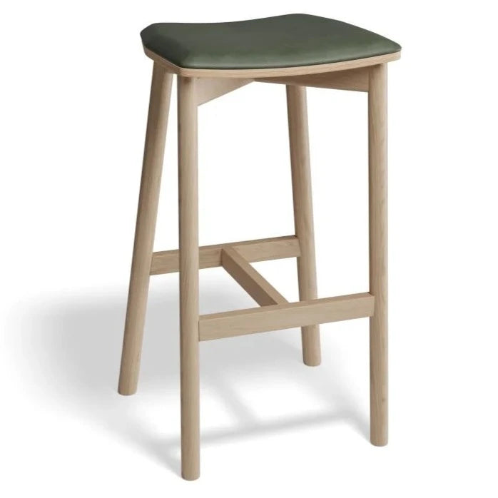 Solid Pine Backless High Stool 75cms (Available in 4 Colors)