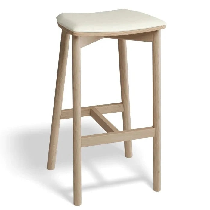 Solid Pine Backless High Stool 75cms (Available in 4 Colors)