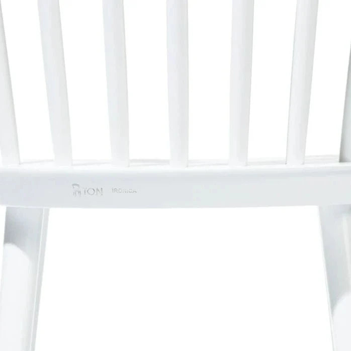 Solid Pine White No Pad Dining Chair