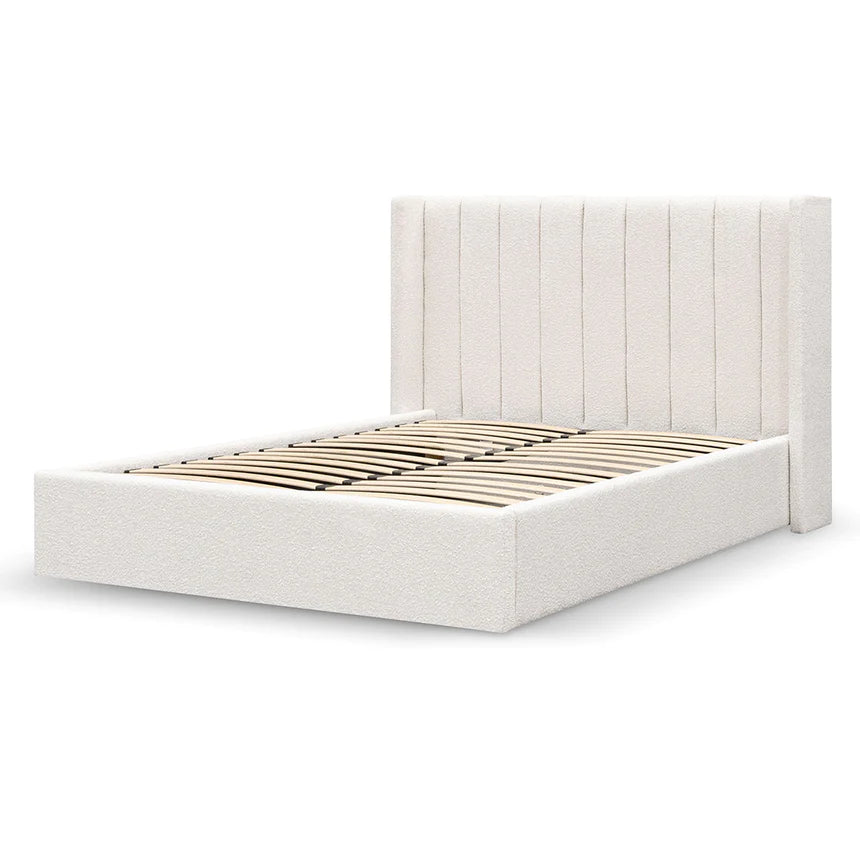 Sophisticated Nest Bed Frame - Snow Boucle (Queen)